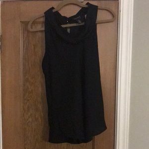 White House black market silk sleeveless top.